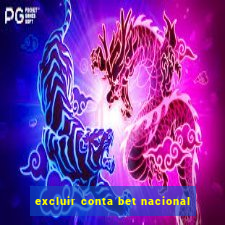 excluir conta bet nacional